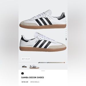 Adidas Samba Decon (black/white/gum)